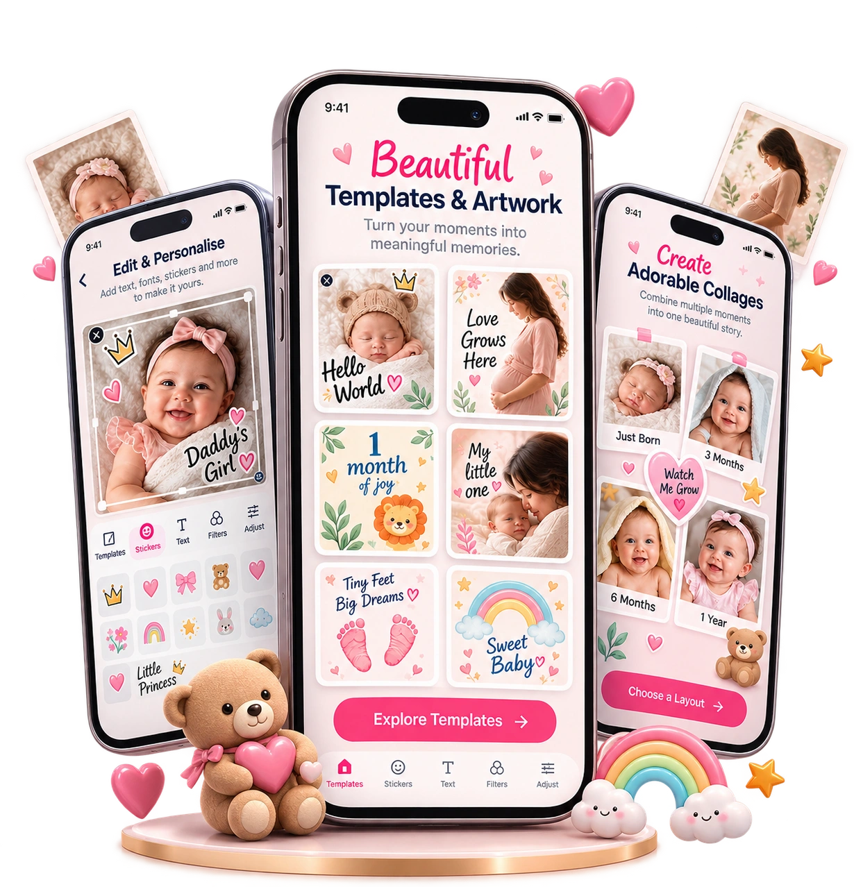 Transform everyday baby milestones into stunning artwork