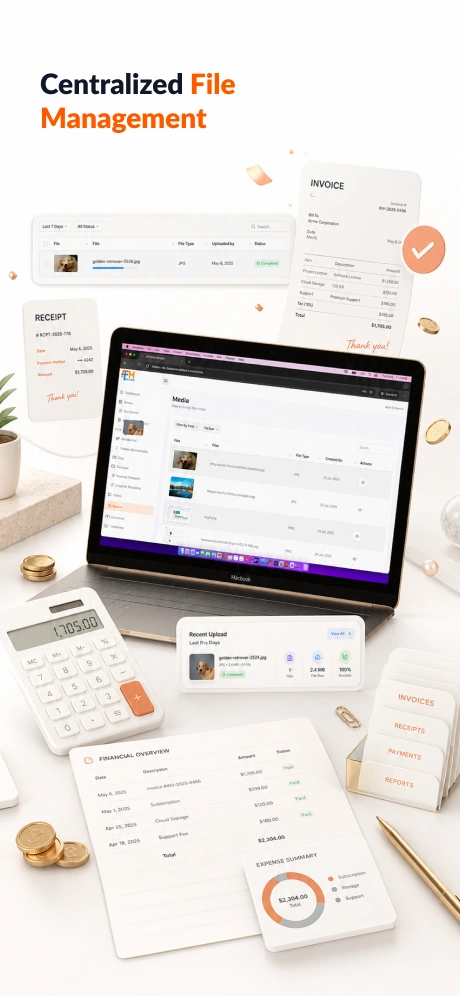E-Billing system centralized file management