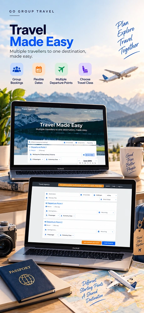 Group Travel Planning Platform itinerary view