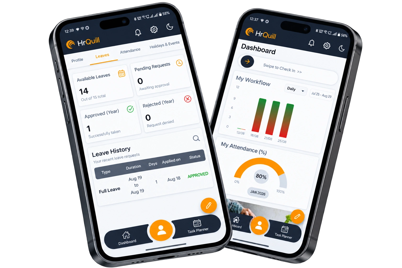 HR Workforce Management Platform screen