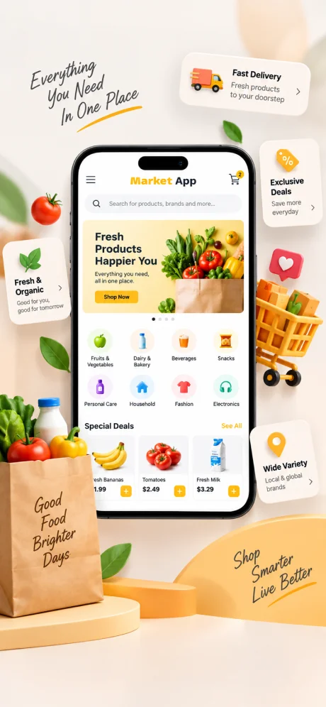 Market App product search and discovery