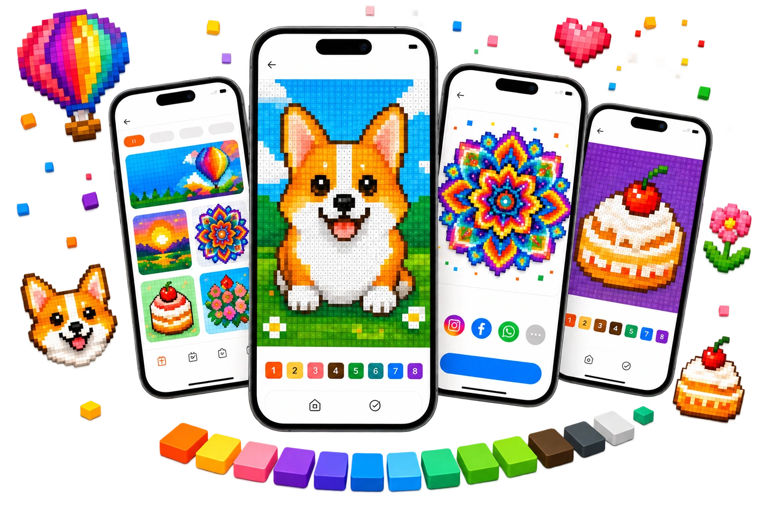 Pixel Colour App Dashboard