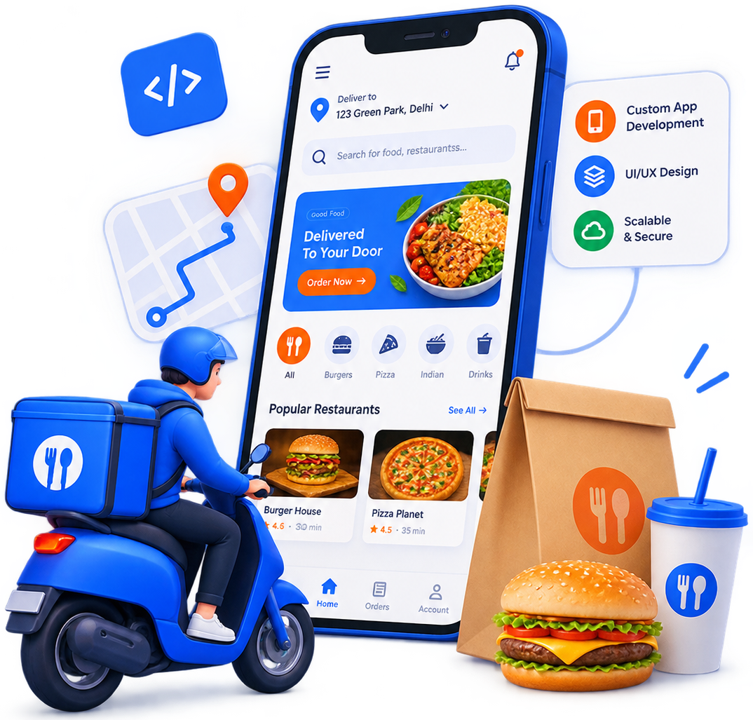 Food delivery app development service