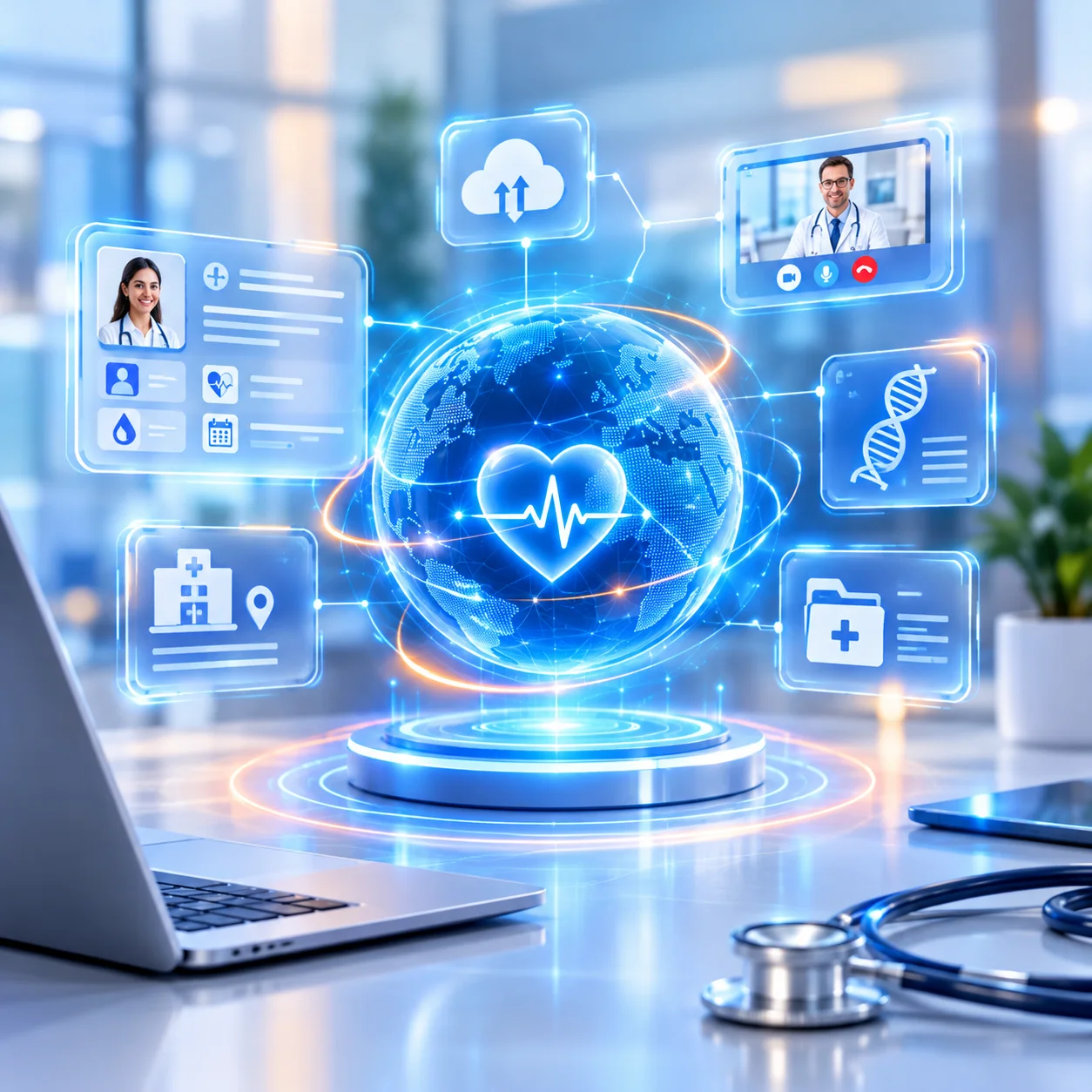 Compliance-focused security technologies for healthcare data protection and regulatory standards