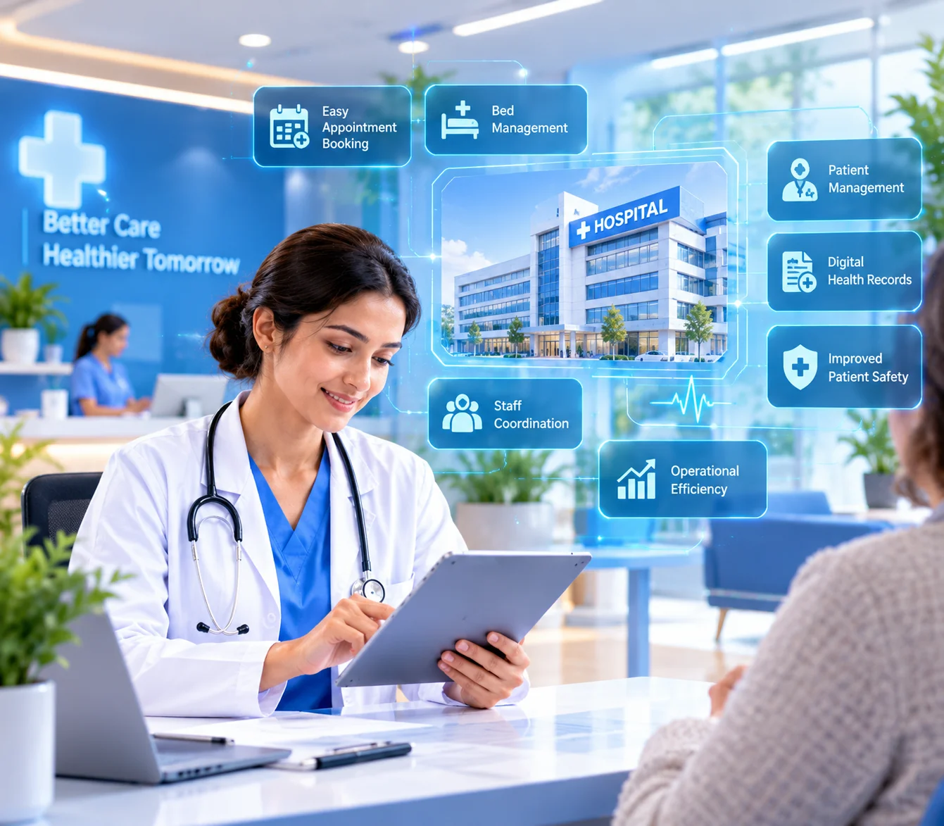 Health insurance company using digital healthcare solutions