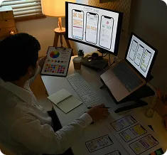 young-asian-male-designer-working-mobile-application-software-design-project-dark-room