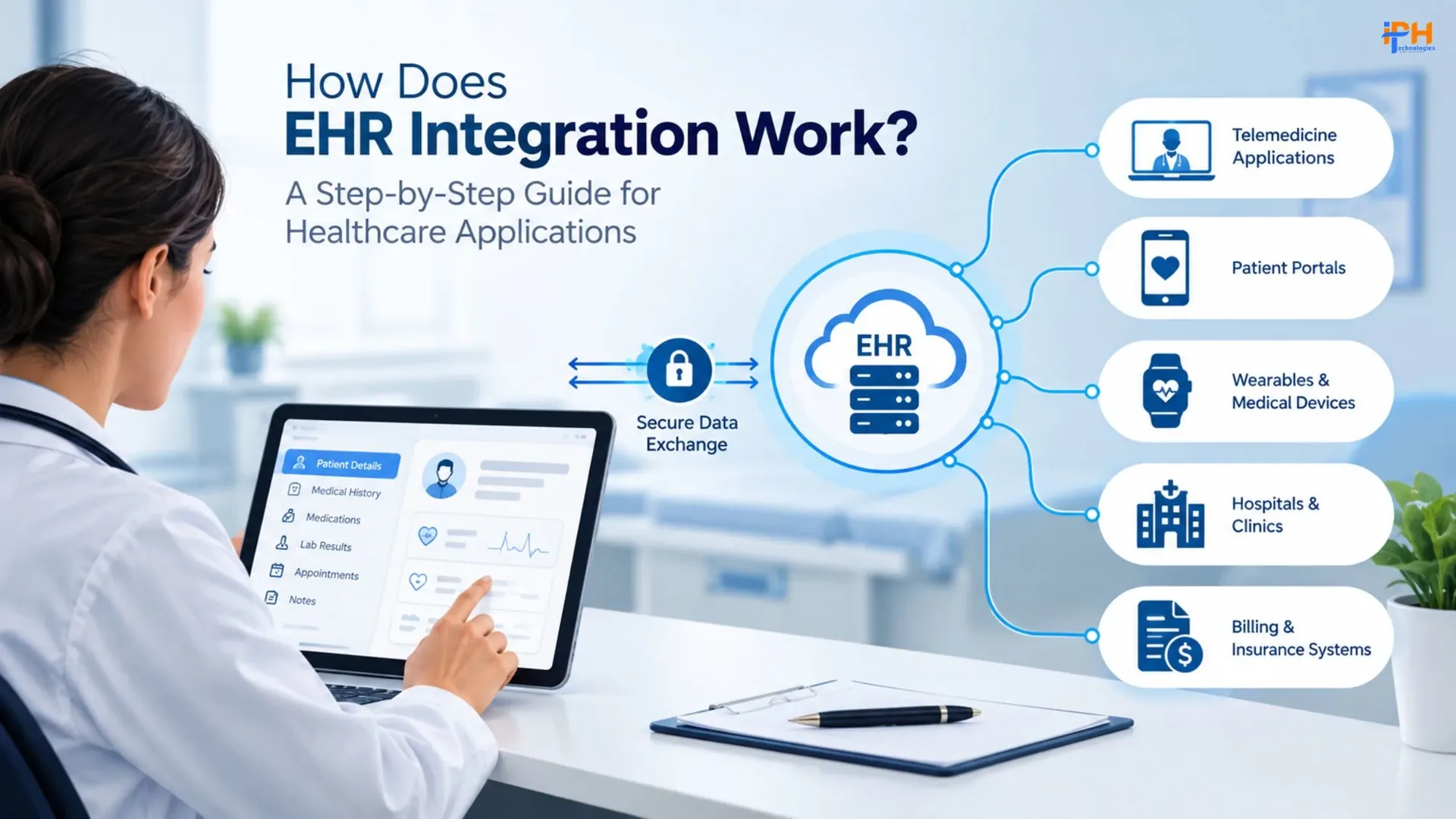 How EHR integration works for healthcare applications